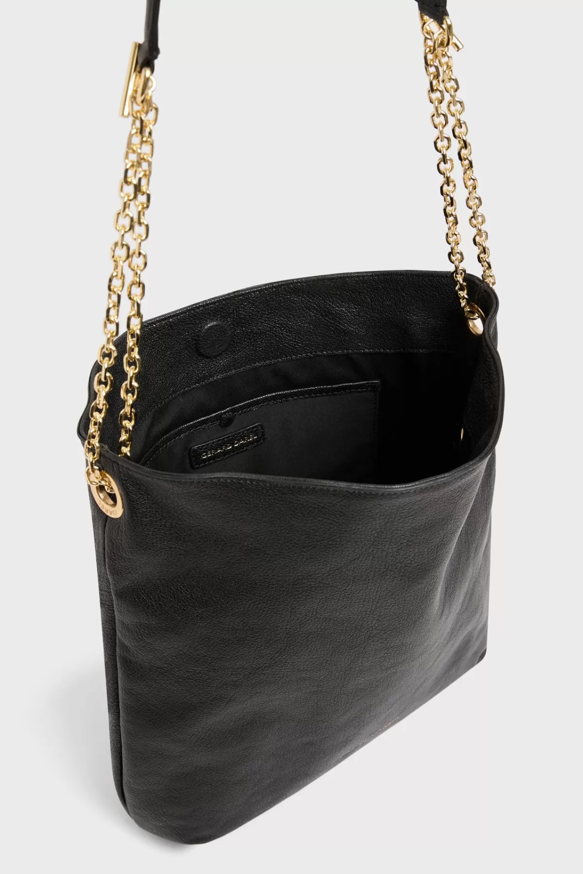 Gerarddarel Sac Hobo en cuir femme LE CHARLOTTE | Gerard Darel Noir-Femme Sacs porté épaule | Sacs bandoulière