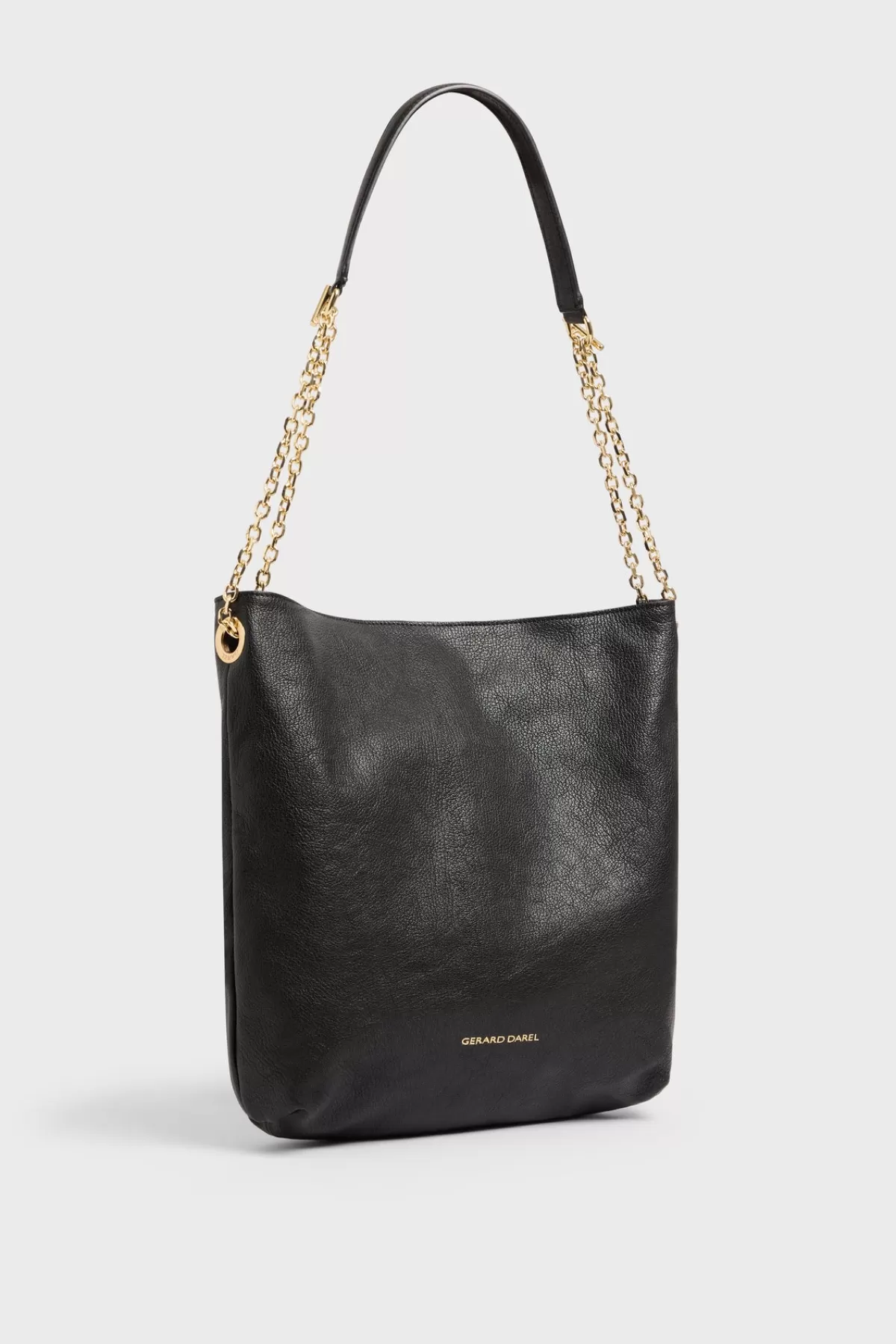 Gerarddarel Sac Hobo en cuir femme LE CHARLOTTE | Gerard Darel Noir-Femme Sacs porté épaule | Sacs bandoulière
