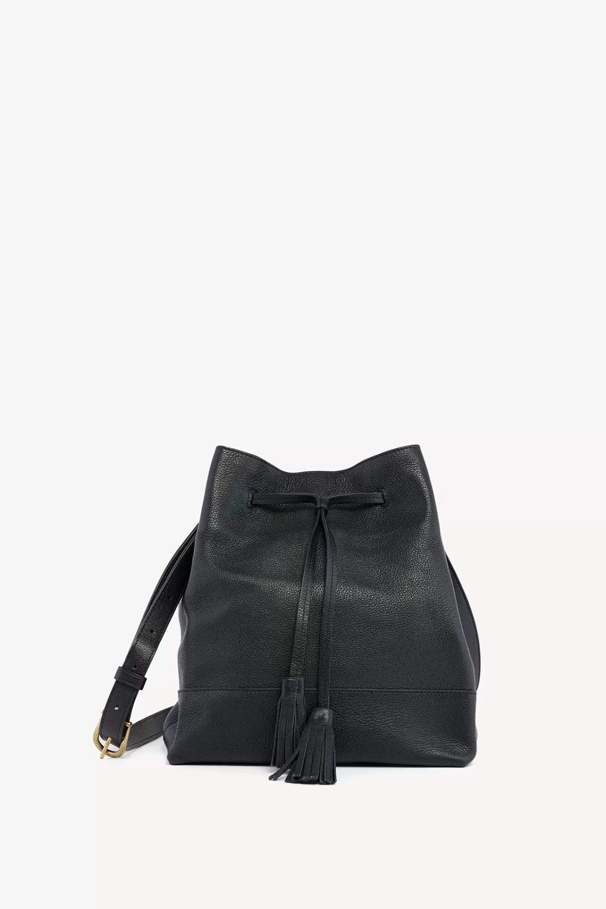 Gerarddarel Sac seau en cuir grainé - JANE | Gerard Darel Noir-Femme Sacs porté épaule | Sacs bandoulière