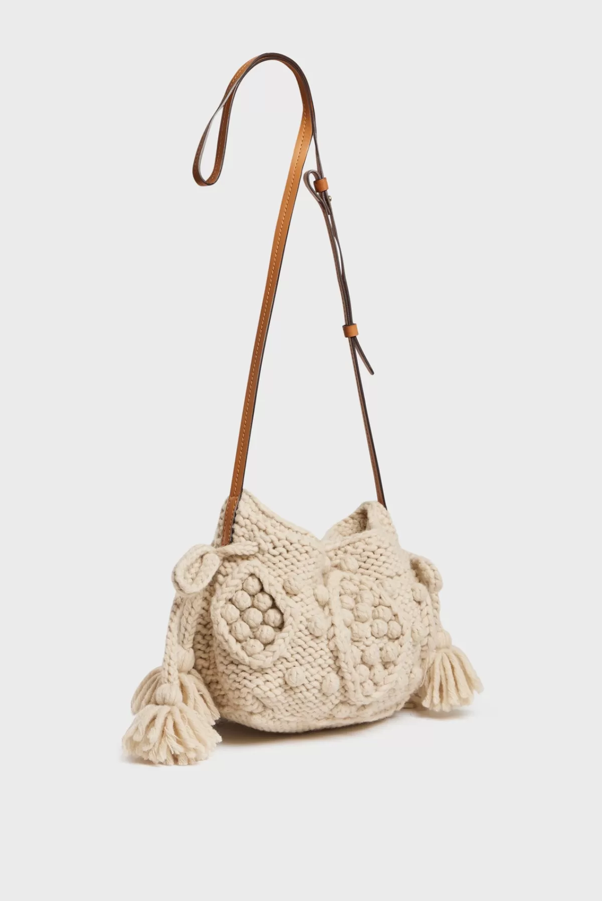 Gerarddarel Sac travers en tricot - MINI 24 Blanc-Femme Sacs porté épaule | Sacs bandoulière