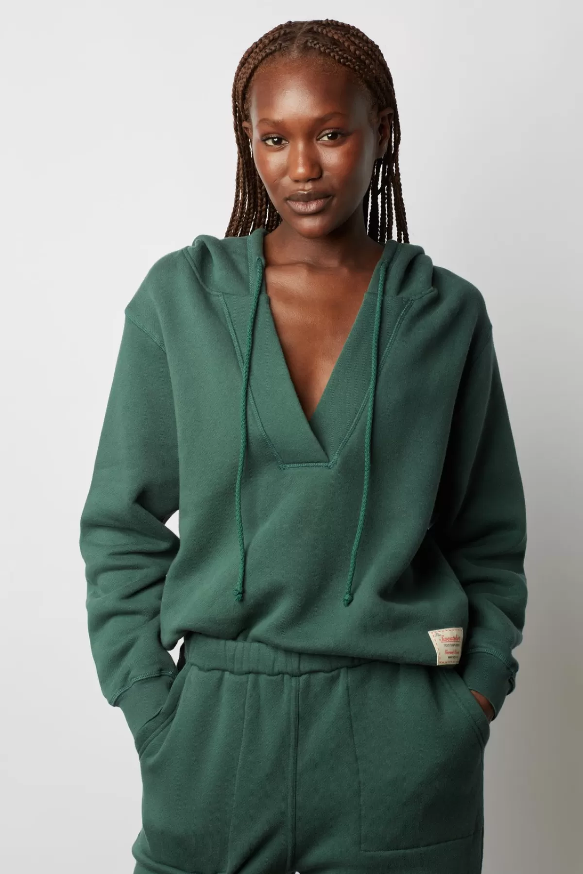 Gerarddarel Sweat-shirt de jogging à capuche - ADDYSON Vert-Femme Tops & Sweats