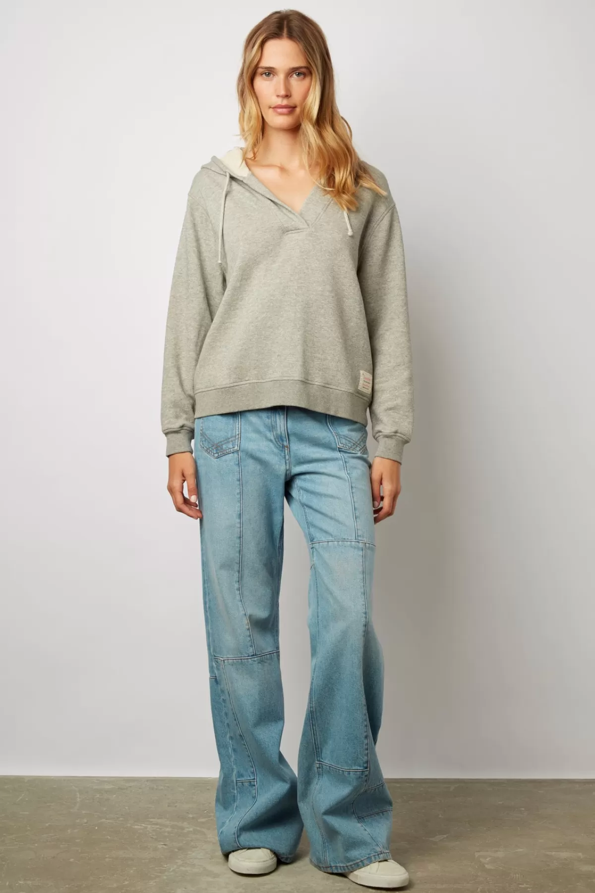 Gerarddarel Sweat-shirt de jogging à capuche - ADDYSON Gris-Femme Tops & Sweats